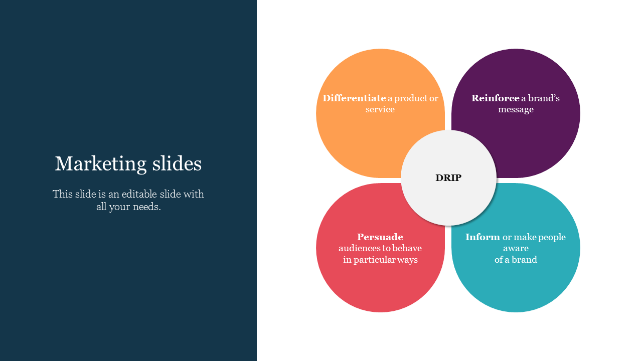Amazing Marketing Slides Template Presentation Design